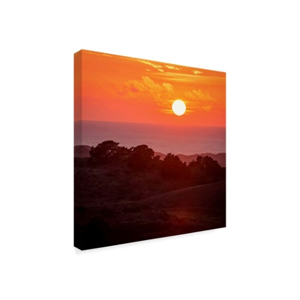 Lance Kuehne 'Mt Vision Sunset' Canvas Art,35x35